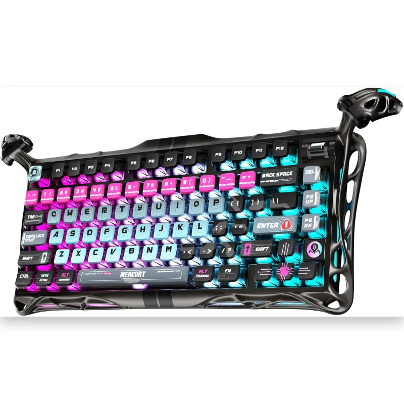 GravaStar Mercury V75 Pro 75% Hall Effect Magnetic Switch Gaming Keyboard - Cyberpunk