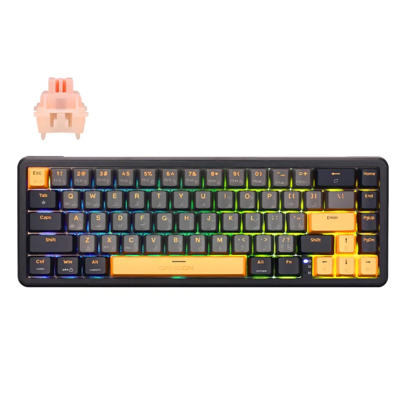 GAMEON VOLT 60% Wired Keyboard GOMGK68-RS