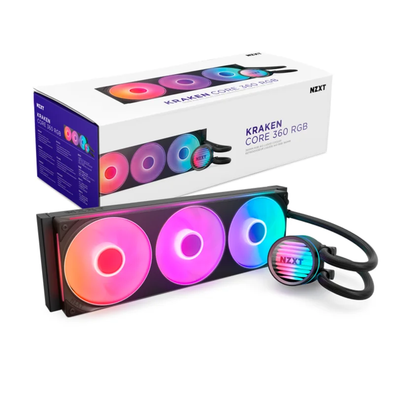 NZXT Kraken Core 360 RGB Black – RL-KR36C-B1