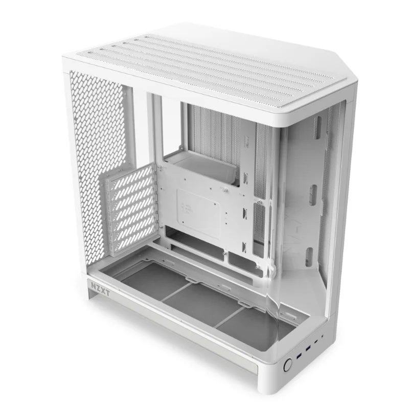 NZXT H6 RGB+ Compact Dual-Chamber ATX Case – White | CC-H62FW-P1