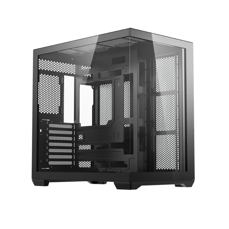 DARKFLASH C280 Black Case + 7 ARGB Fans
