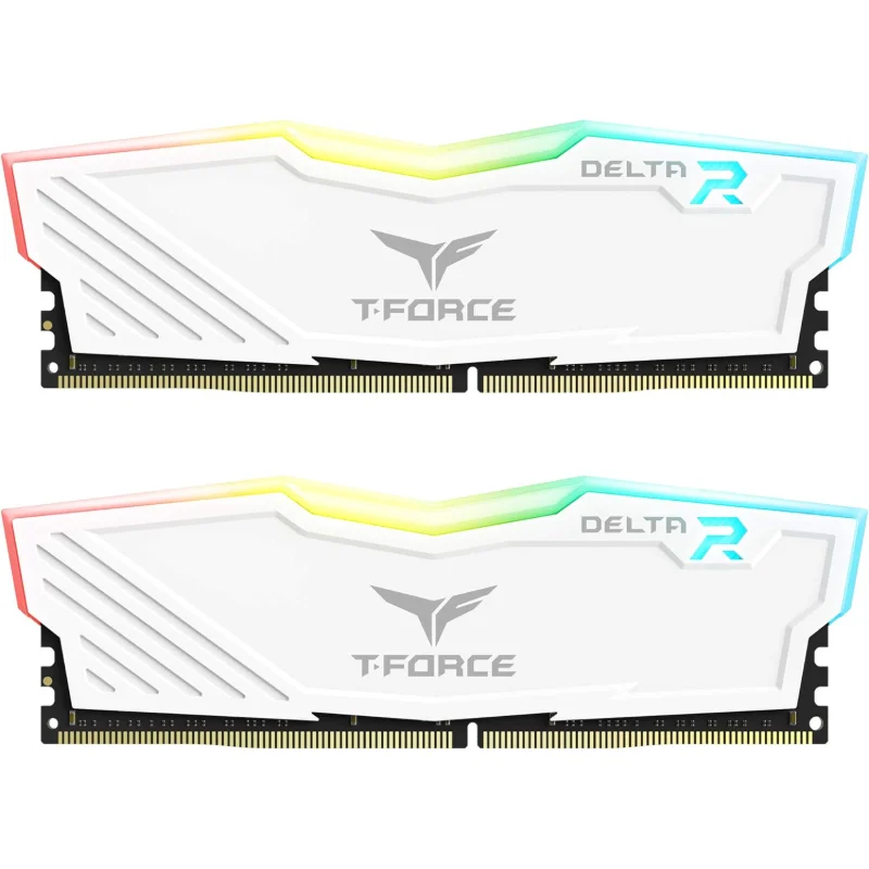 T FORCE DELTA RGB 16GB (2x8GB) DDR4 3600MHz CL18 – Black | TF4D416G3600HC18JDC01