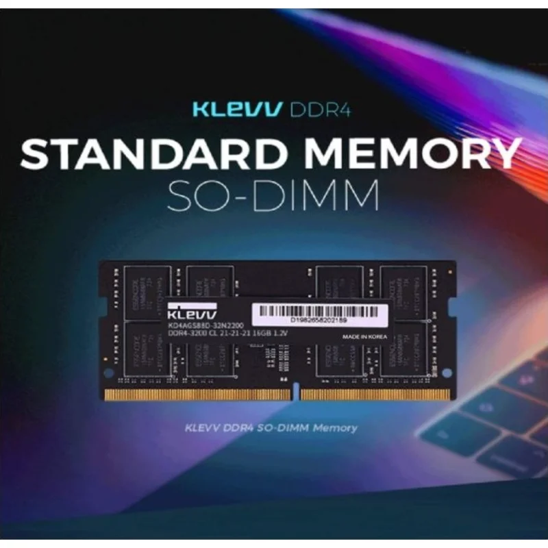 KLEVV 8GB DDR4 3200MHz CL22 SO-DIMM Laptop RAM | KD48GS880-32N220A
