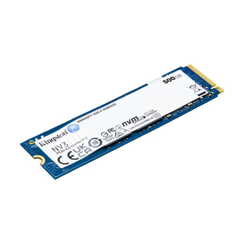 Kingston NV3 500GB PCIe 4.0 NVMe M.2 2280 SSD | SNV3S/500G