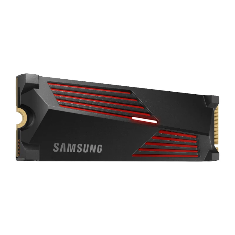 Samsung 990 PRO with Heatsink 4TB PCIe 4.0 NVMe M.2 SSD – Black | MZ-V9P4T0CW