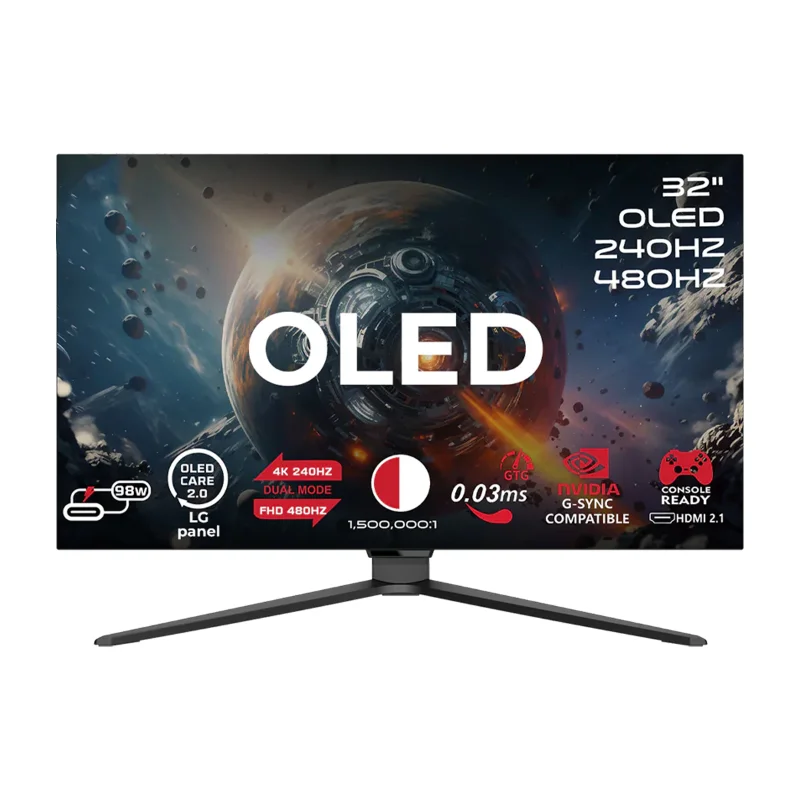 GAMEON GO32OLED 4K Signature X Series Dual Mode Gaming Monitor – Black  |  GO32OLED4K