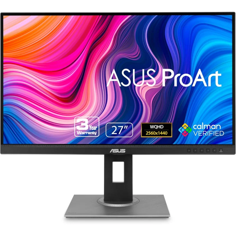 ASUS ProArt 27-inch QHD IPS Professional Monitor – Black  |  PA278QV