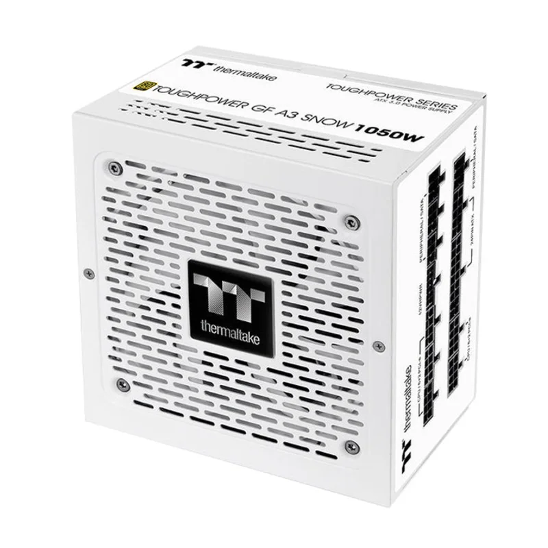 Thermaltake Toughpower GF A3 Snow 1050W 80 PLUS Gold Fully Modular ATX 3.1 Power Supply – White | PS-TPD-1050FNFAGx-N