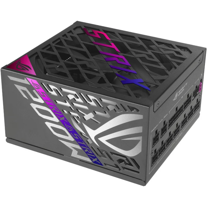 ASUS ROG Strix 1200W 80 PLUS Platinum Fully Modular ATX 3.1 Power Supply – Black | ROG-STRIX-1200P-GAMING