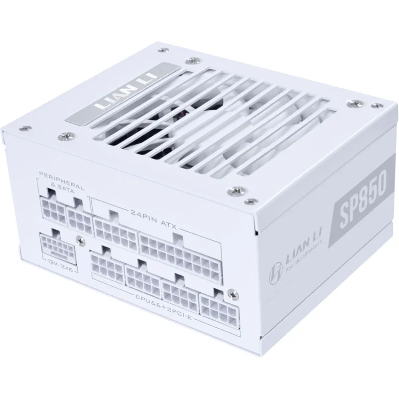 LIAN LI SP850 V2 Gold 850W Fully Modular ATX 3.1 SFX Power Supply – White | SP850G-W