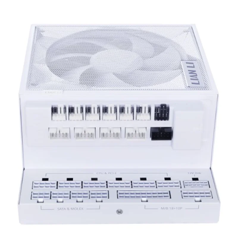 LIAN LI EDGE Gold 1000W Fully Modular ATX 3.1 Power Supply – White | EG1000G