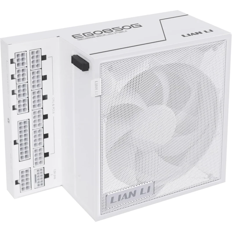 LIAN LI EDGE Gold 850W Fully Modular ATX 3.1 Power Supply – White | EG0850G
