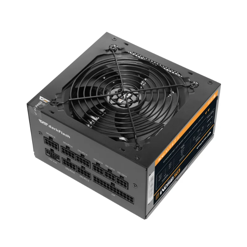 DARKFLASH GS850M 850W 80 PLUS Bronze Fully Modular ATX 3.1 Power Supply – Black