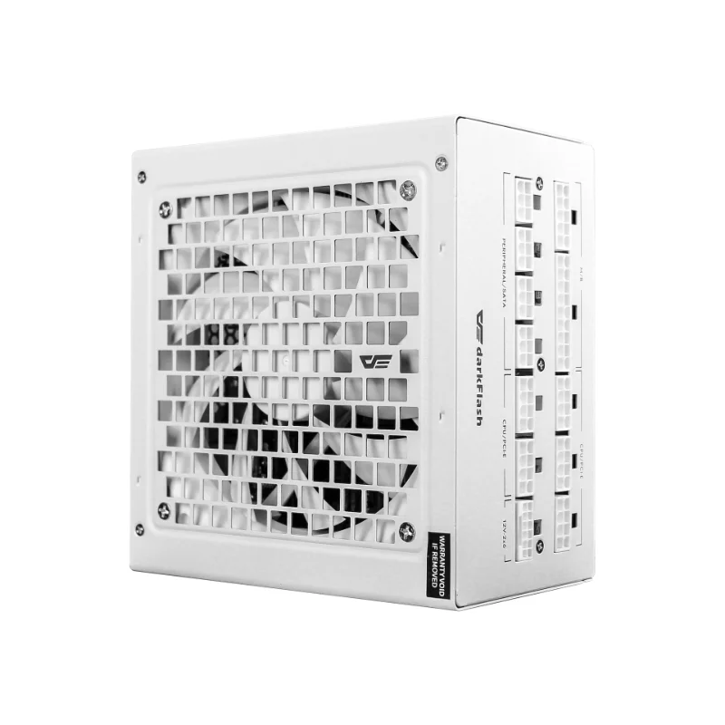DARKFLASH PMT750 750W 80 PLUS Gold Fully Modular ATX 3.1 Power Supply – White