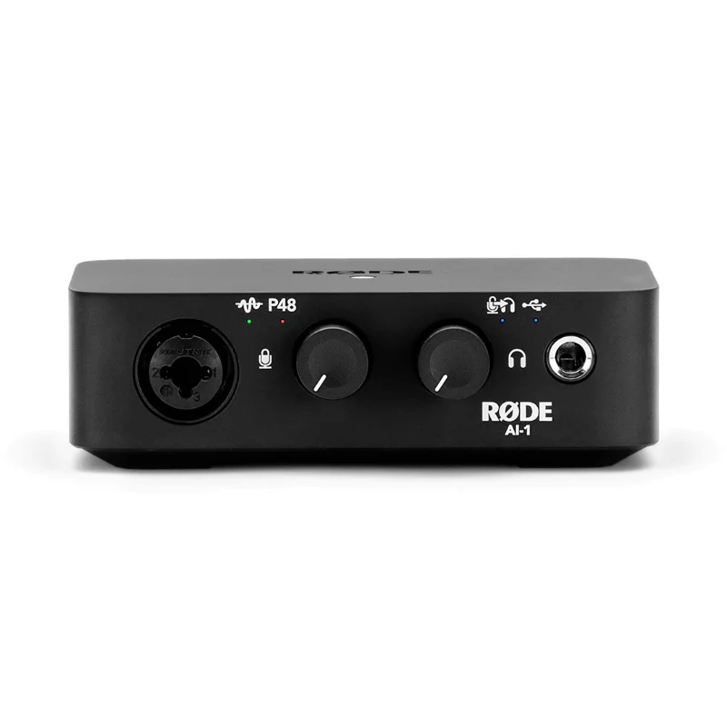RØDE AI-1 Single-Channel USB Audio Interface – Black | AI-1