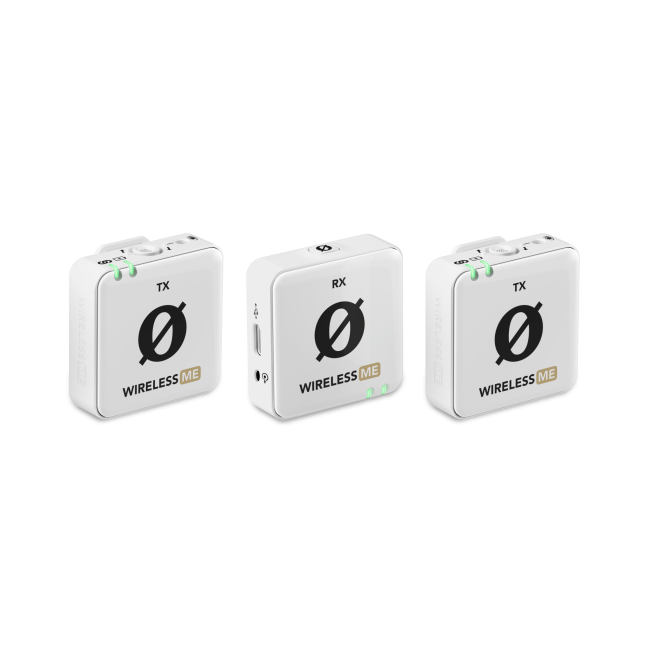 RØDE Wireless ME Dual Compact Wireless Microphone System – White | WIMEDUALW