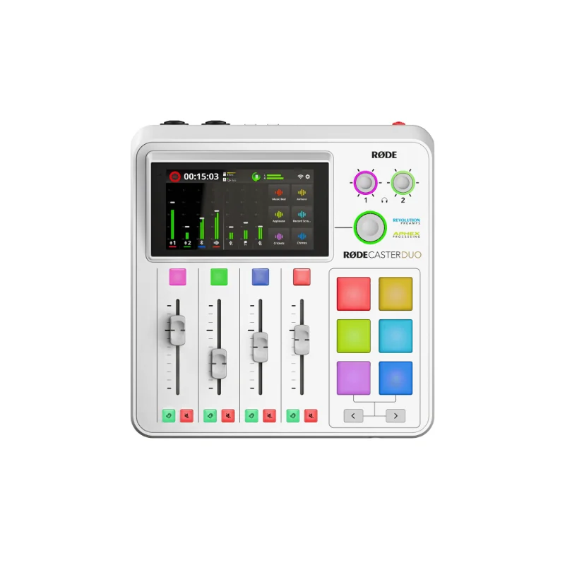 RØDE RØDECaster Duo Integrated Audio Production Studio – White | RCDUOW