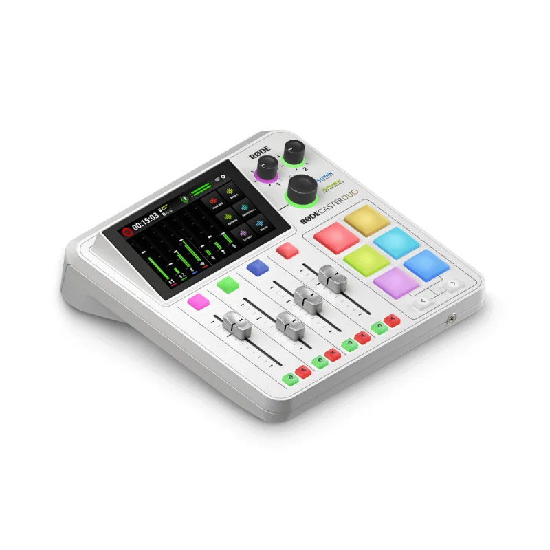 RØDE RØDECaster Duo Integrated Audio Production Studio – White | RCDUOW