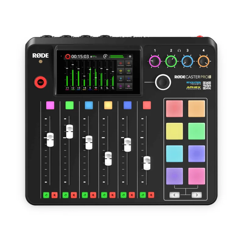 RØDE RØDECaster Pro II Integrated Audio Production Studio – Black | RCPII