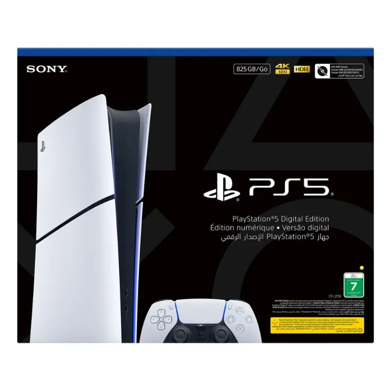 Sony PlayStation 5 Slim Digital Edition 825GB Console – White | CFI-2116